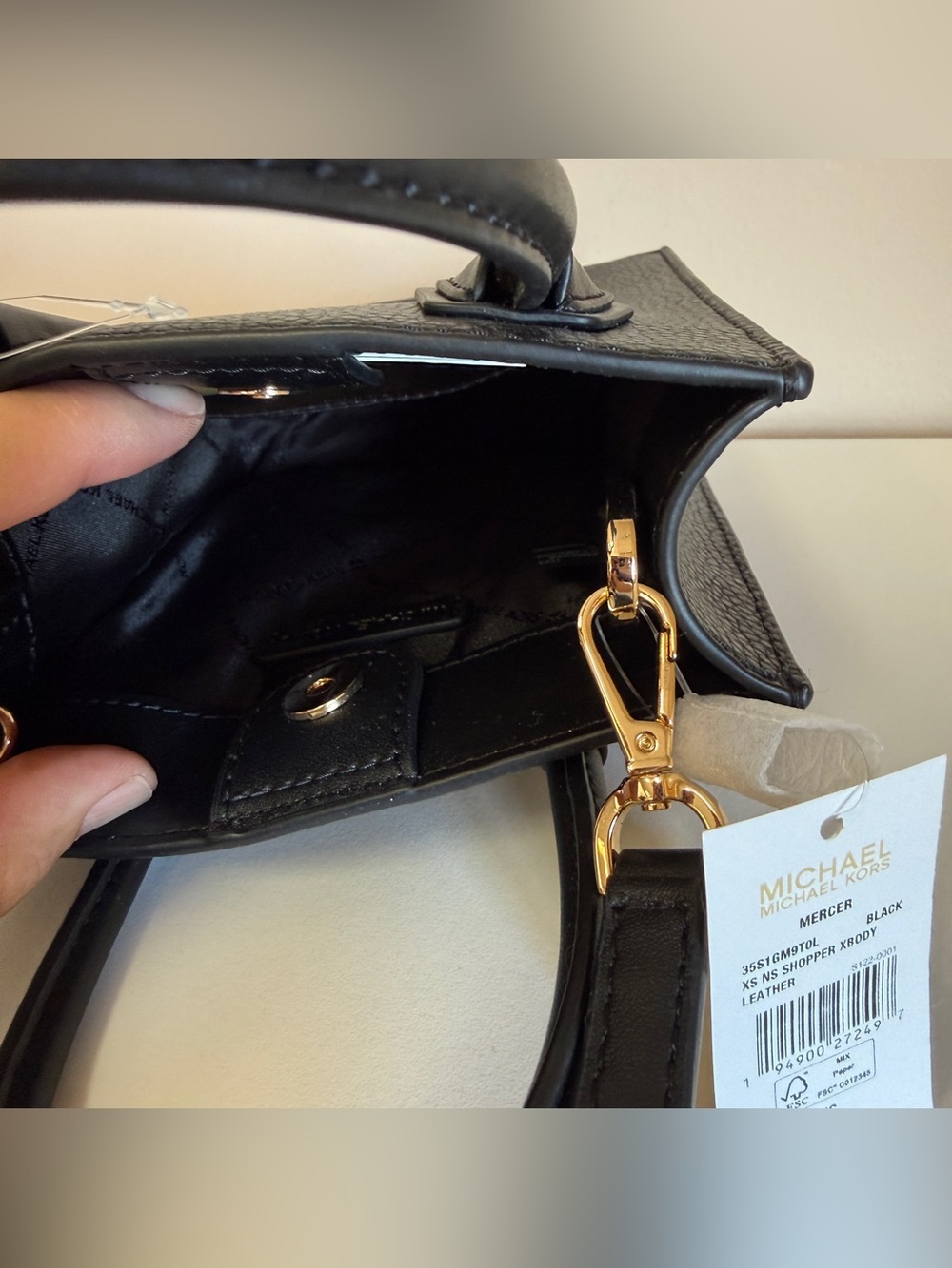 Michael Kors MERCER XS NS SHOPPER XBODY - Picture 7 of 12